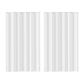 VEVOR Shower Curtain Liner, 8G Heavy-Duty PEVA Shower Liner, 2-Pack Waterproof Plastic Liners with 3 Magnets and 12 Rust-Resistant Metal Grommet