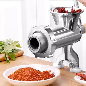 Ergonomic Handle Manual Meat Grinder, 3cm Max Clamp Opening for Tabletop, Multifunctional Sausage & Noodle Maker with Anti-Scratch Table Clamp