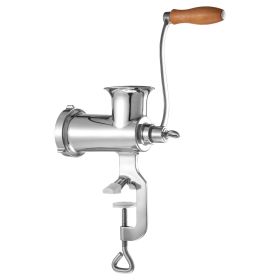VEVOR Manual Meat Grinder, 304 Stainless Steel Hand Meat Grinder with Steel Table Clamp, Meat Mincer Sausage Maker with 1 Cutting Blade